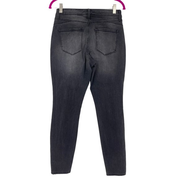NWT Bandolino Lisbeth Curvy Fit Jeans Womens sz 6 Madera Light Black Skinny Leg - Picture 3 of 7